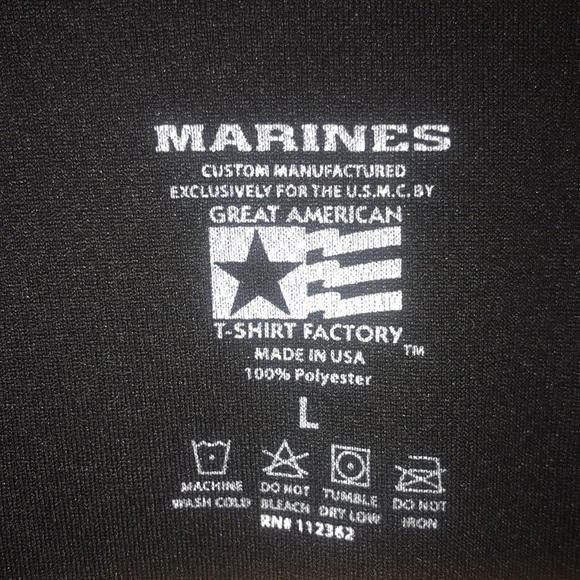 Mens marines large T-shirt - Picture 4 of 4